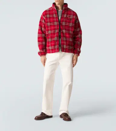 Burberry Check wool-blend jacket | Thumbnail 2 Burberry Check wool-blend jacket | Thumbnail 2