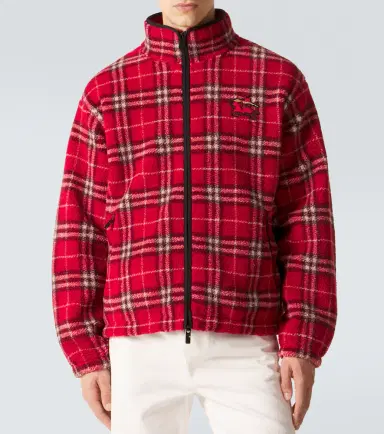 Burberry Check wool-blend jacket | Thumbnail 5 Burberry Check wool-blend jacket | Thumbnail 5