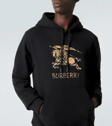 Burberry EKD cotton jersey hoodie | Thumbnail 4