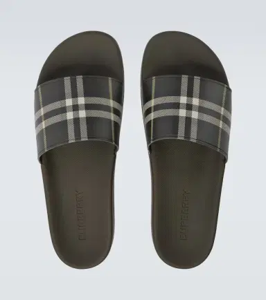 Burberry Check slides | Thumbnail 6 Burberry Check slides | Thumbnail 6