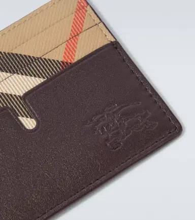 Burberry Check leather card holder | Thumbnail 2