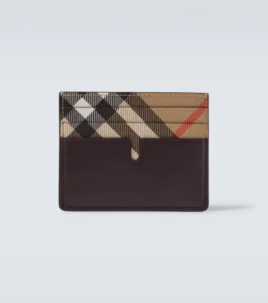 Burberry Check leather card holder | Thumbnail 3