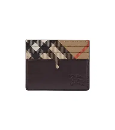 Burberry Check leather card holder | Thumbnail 1