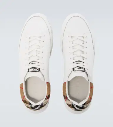 Burberry Set Check leather sneakers | Thumbnail 4 Burberry Set Check leather sneakers | Thumbnail 4