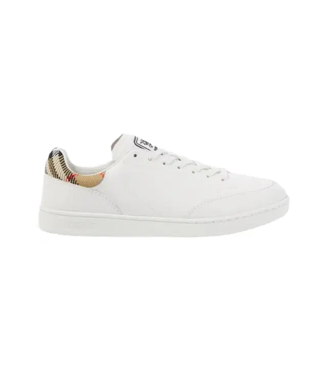 Burberry Set  Check leather sneakers