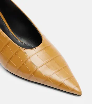 TOTEME 35 Croc-effect leather pumps | Thumbnail 4 TOTEME 35 Croc-effect leather pumps | Thumbnail 4