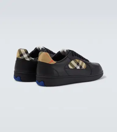 Burberry Terrace Check leather sneakers | Thumbnail 2 Burberry Terrace Check leather sneakers | Thumbnail 2