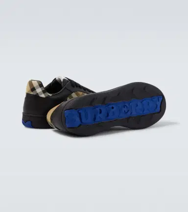 Burberry Terrace Check leather sneakers | Thumbnail 4 Burberry Terrace Check leather sneakers | Thumbnail 4