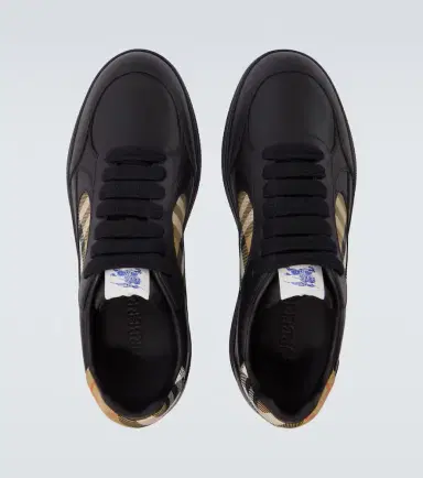 Burberry Terrace Check leather sneakers | Thumbnail 5 Burberry Terrace Check leather sneakers | Thumbnail 5