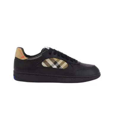 Burberry Terrace Check leather sneakers | Thumbnail 1 Burberry Terrace Check leather sneakers | Thumbnail 1