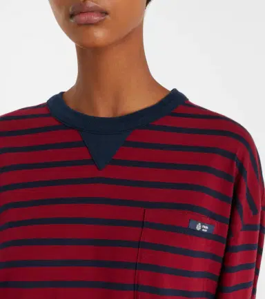 Prada Striped cotton jersey top | Thumbnail 5
