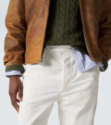 Polo Ralph Lauren Cotton twill tapered pants | Thumbnail 4 Polo Ralph Lauren Cotton twill tapered pants | Thumbnail 4