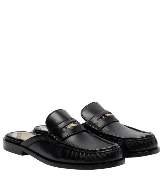 Leather mules