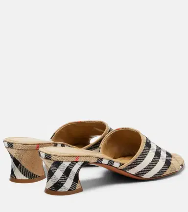 Burberry Sloane 45  Check mules | Thumbnail 3
