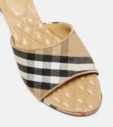 Burberry Sloane 45  Check mules | Thumbnail 4