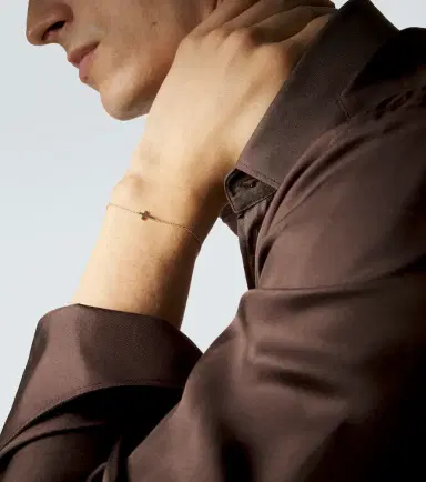 Mateo Mini Cross 14kt gold bracelet | Thumbnail 2