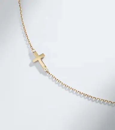 Mateo Mini Cross 14kt gold bracelet | Thumbnail 3