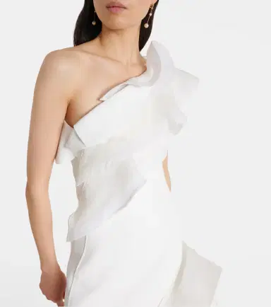 Maticevski Excitement ruffled one-shoulder gown | Thumbnail 3