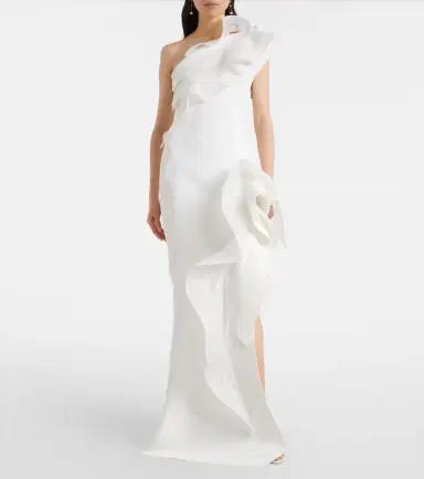 Maticevski Excitement ruffled one-shoulder gown | Thumbnail 4