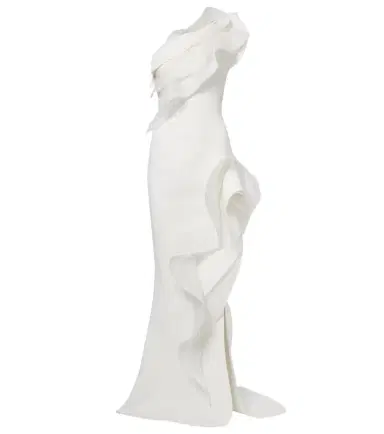 Maticevski Excitement ruffled one-shoulder gown | Thumbnail 1