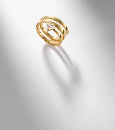 Anita Ko Coil 18kt gold ring with diamonds | Thumbnail 5 Anita Ko Coil 18kt gold ring with diamonds | Thumbnail 5