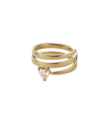 Anita Ko Coil 18kt gold ring with diamonds | Thumbnail 1 Anita Ko Coil 18kt gold ring with diamonds | Thumbnail 1