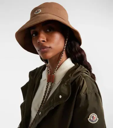 Moncler Logo cotton canvas bucket hat | Thumbnail 4