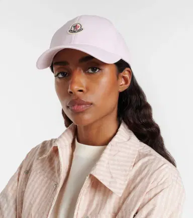 Moncler Logo cotton gabardine baseball cap | Thumbnail 4 Moncler Logo cotton gabardine baseball cap | Thumbnail 4