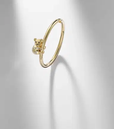 Yvonne Léon Yvonne Léon Koala 9kt gold bracelet with diamonds and enamel | Thumbnail 5 Yvonne Léon Yvonne Léon Koala 9kt gold bracelet with diamonds and enamel | Thumbnail 5