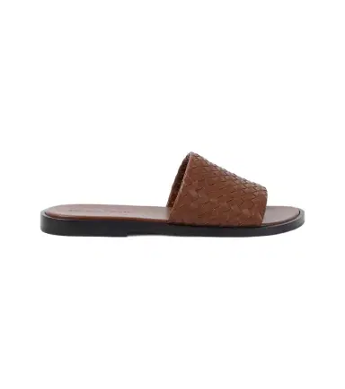 Bottega Veneta Elio Intrecciato leather slides | Thumbnail 1