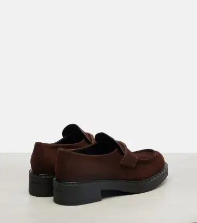 Prada Chocolate suede loafers | Thumbnail 4 Prada Chocolate suede loafers | Thumbnail 4