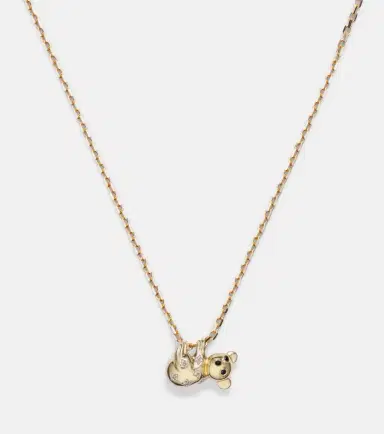 Yvonne Léon Yvonne Léon Koala 18kt gold necklace with diamonds and enamel | Thumbnail 3