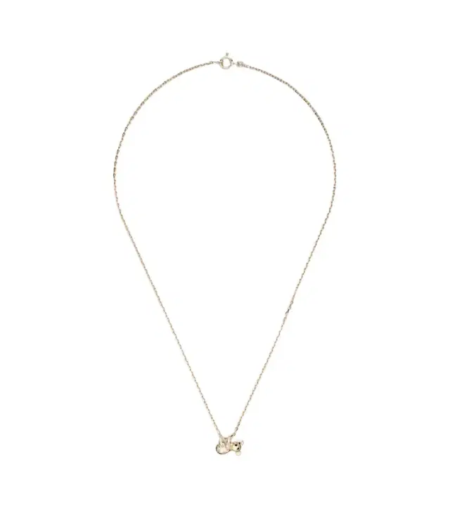 Yvonne Léon Koala 18kt gold necklace with diamonds and enamel