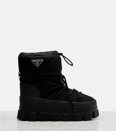 Prada Re-Nylon gabardine snow boots | Thumbnail 2