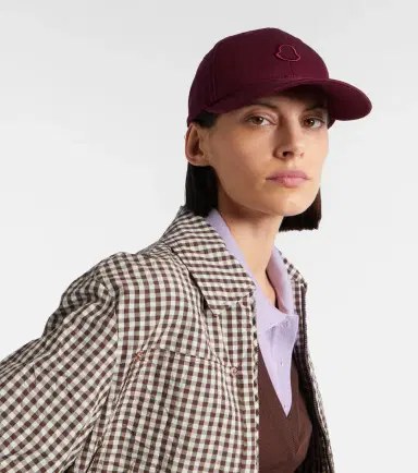 Moncler Logo cotton canvas baseball cap | Thumbnail 4 Moncler Logo cotton canvas baseball cap | Thumbnail 4