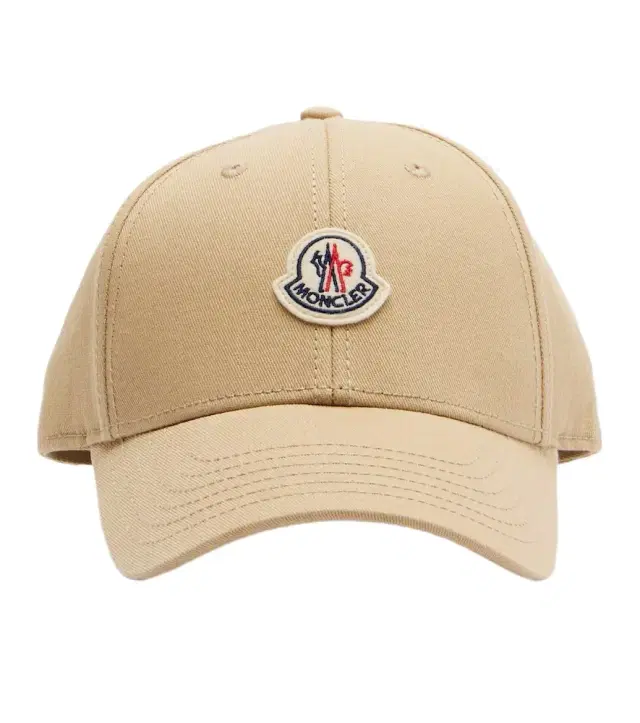 Logo cotton gabardine baseball cap