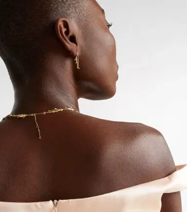 Yvonne Léon Yvonne Léon Marlin Pm 9kt gold single earring with diamonds | Thumbnail 4