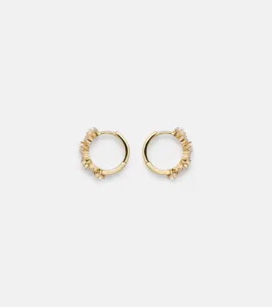Mateo 14kt gold earrings with diamonds and pearls | Thumbnail 2 Mateo 14kt gold earrings with diamonds and pearls | Thumbnail 2