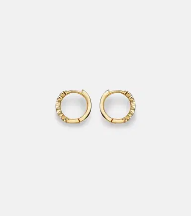 Mateo Wave 14kt gold huggie earrings with diamonds | Thumbnail 2 Mateo Wave 14kt gold huggie earrings with diamonds | Thumbnail 2