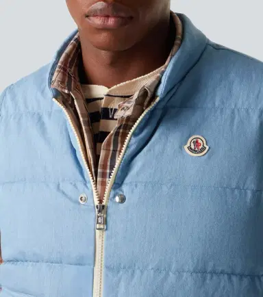 Moncler Heceta denim down vest | Thumbnail 3