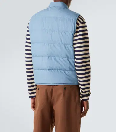 Moncler Heceta denim down vest | Thumbnail 4