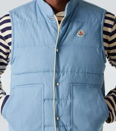 Moncler Heceta denim down vest | Thumbnail 5