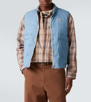 Moncler Heceta denim down vest | Thumbnail 6