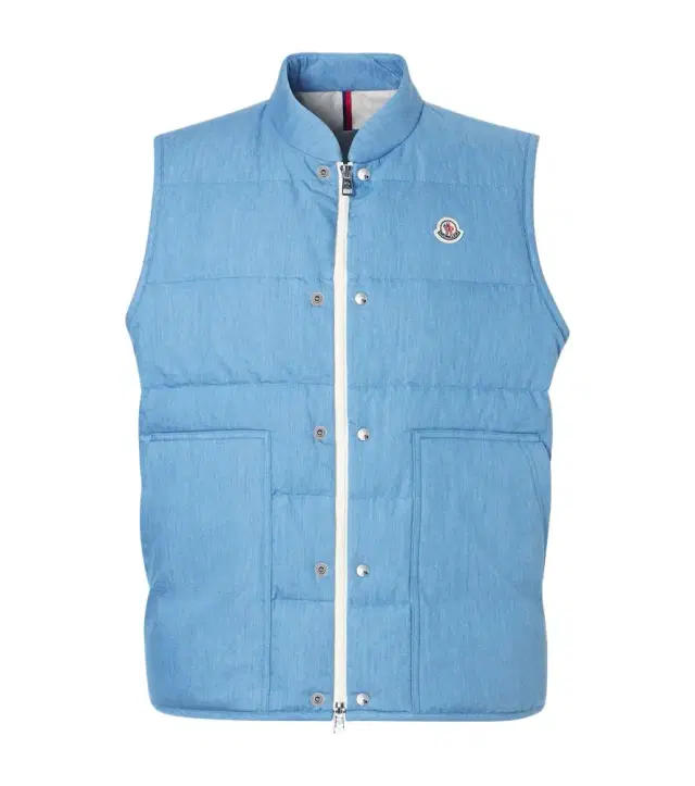 Moncler Heceta denim down vest