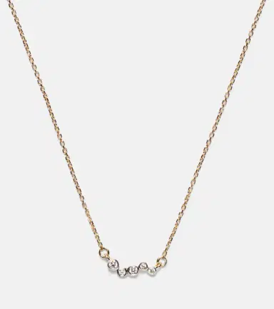 Mateo 14kt gold necklace with diamonds | Thumbnail 3