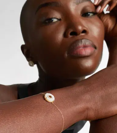 Mateo 14kt gold bracelet with diamonds and pearls | Thumbnail 2