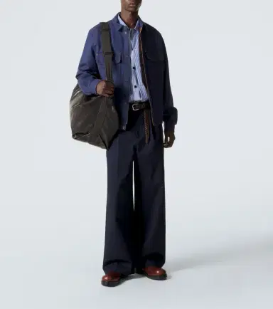 Moncler Cotton and linen field jacket | Thumbnail 3