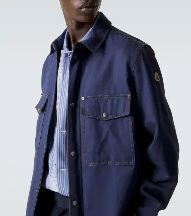 Moncler Cotton and linen field jacket | Thumbnail 5