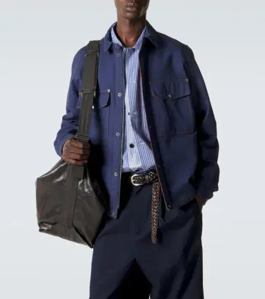 Moncler Cotton and linen field jacket | Thumbnail 6