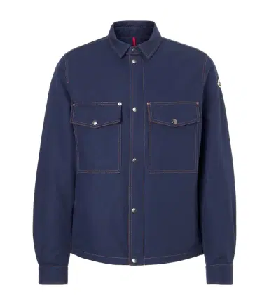 Moncler Cotton and linen field jacket | Thumbnail 1